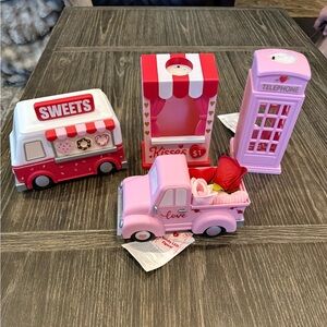 NWT Target Light up Valentines 
Truck Booth Bundle set of 4